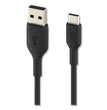 BOOST CHARGE USB-C to USB-A ChargeSync Cable, 3.3 ft, Black OrdermeInc OrdermeInc