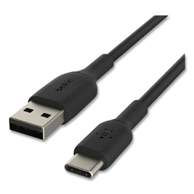BOOST CHARGE USB-C to USB-A ChargeSync Cable, 3.3 ft, Black OrdermeInc OrdermeInc
