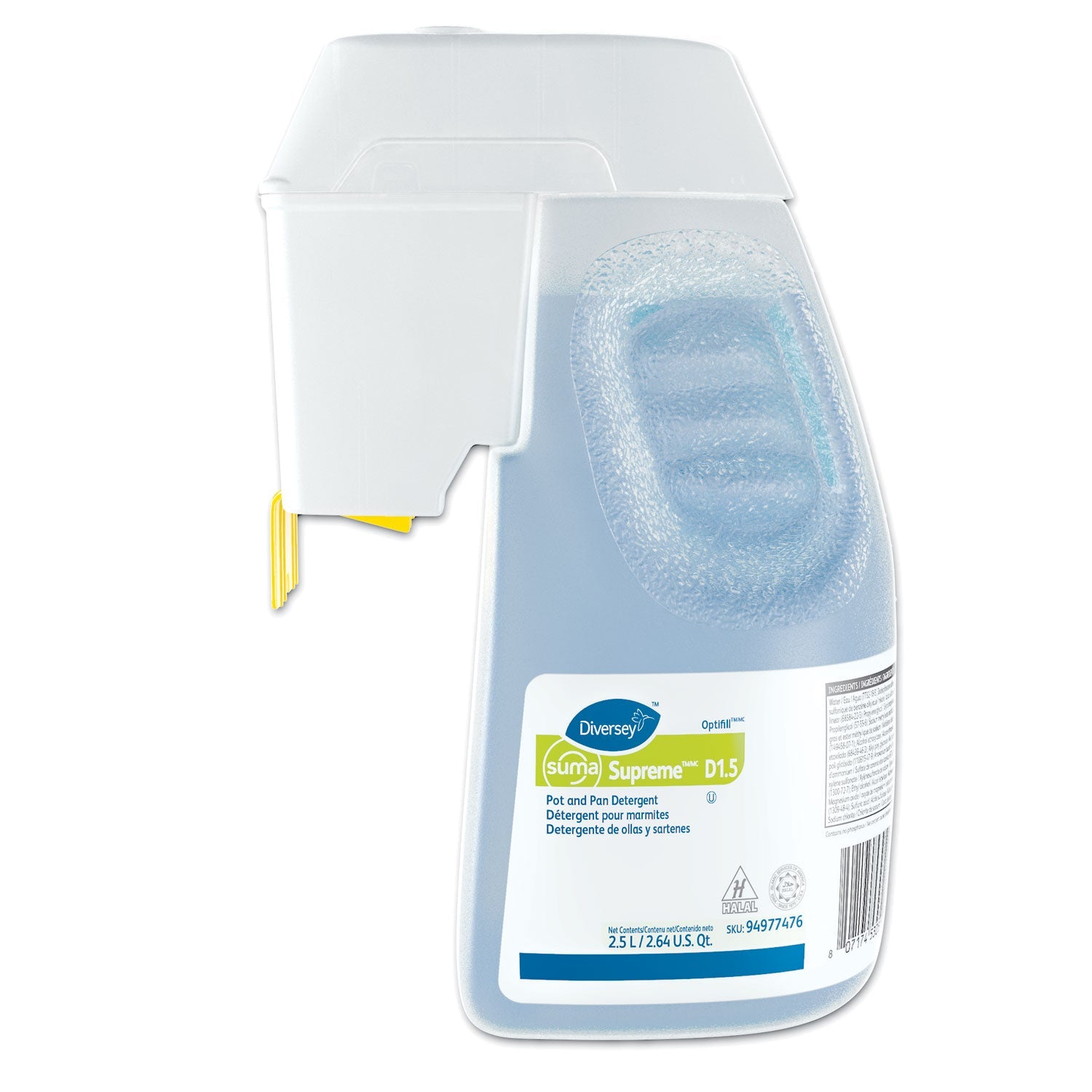 Supreme Concentrated Pot and Pan Detergent, Floral, 2.6 qt Optifill System Refill - OrderMe