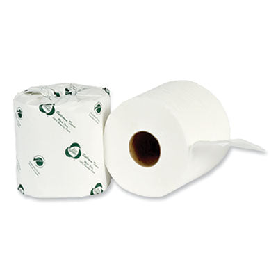 Recycled 2-Ply Standard Toilet Paper, Septic Safe, White, 4.25" Wide, 500 Sheets/Roll, 80 Rolls/Carton OrdermeInc OrdermeInc