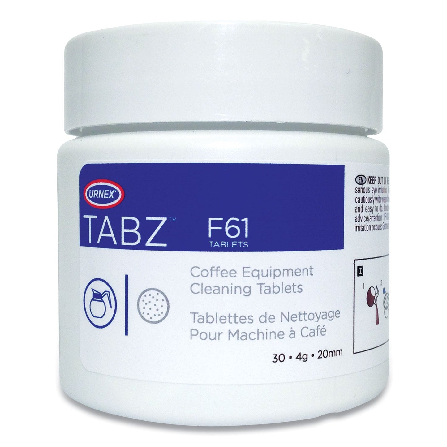 Tabz Coffee Equipment Cleaning Tablets, 0.14 oz Tablet, 30 Tablets/Jar - OrderMe