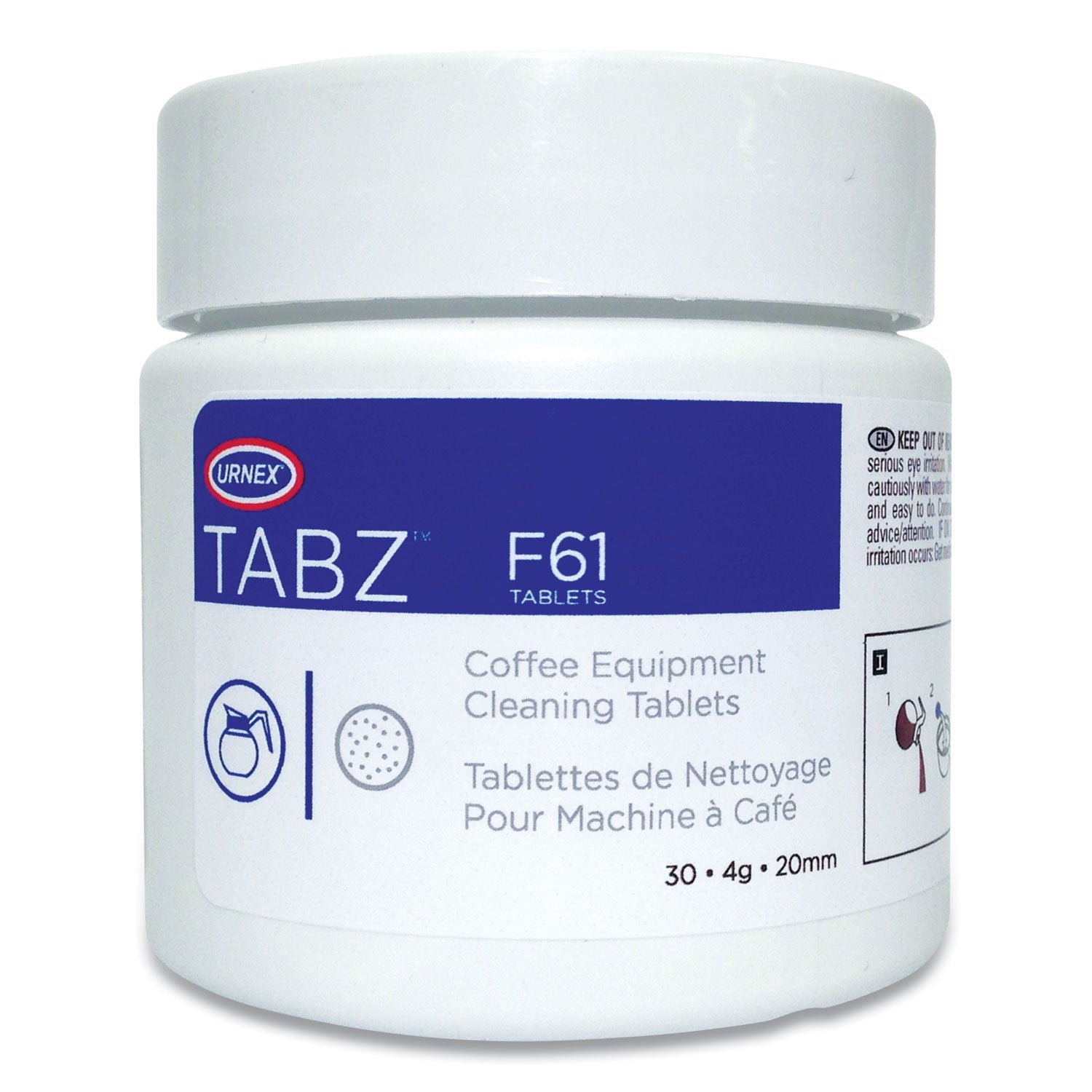 Tabz Coffee Equipment Cleaning Tablets, 0.14 oz Tablet, 30 Tablets/Jar - OrderMe