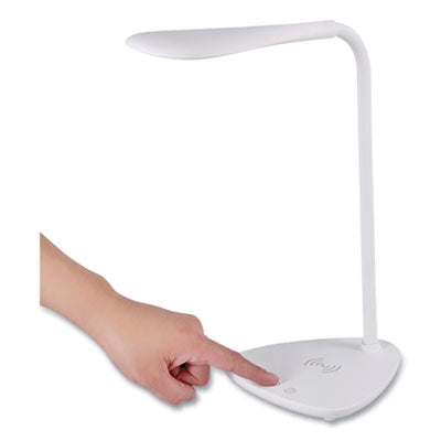 Flexible Wireless Charging LED Desk Lamp, 12.88" High, White OrdermeInc OrdermeInc