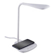 Flexible Wireless Charging LED Desk Lamp, 12.88" High, White OrdermeInc OrdermeInc