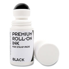 COSCO Premium Roll-On Ink, 2 oz, Black - OrdermeInc