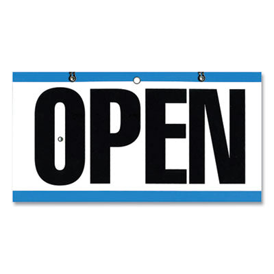 Open/Closed Outdoor Sign, 11.6 x 6, Blue/White/Black OrdermeInc OrdermeInc
