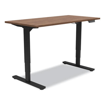 Essentials Electric Sit-Stand Desk, 55.1" x 27.5" x 25.9" to 51.5", Espresso/Black OrdermeInc OrdermeInc