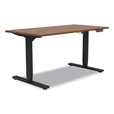 Essentials Electric Sit-Stand Desk, 55.1" x 27.5" x 25.9" to 51.5", Espresso/Black OrdermeInc OrdermeInc