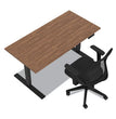 Essentials Electric Sit-Stand Desk, 55.1" x 27.5" x 25.9" to 51.5", Espresso/Black OrdermeInc OrdermeInc