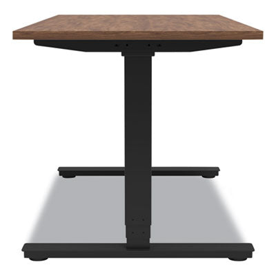 Essentials Electric Sit-Stand Desk, 55.1" x 27.5" x 25.9" to 51.5", Espresso/Black OrdermeInc OrdermeInc