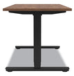 Essentials Electric Sit-Stand Desk, 55.1" x 27.5" x 25.9" to 51.5", Espresso/Black OrdermeInc OrdermeInc