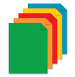 Color Cardstock, 65 lb Cover Weight, 8.5 x 11, Assorted Primary Colors, 50/Pack - OrdermeInc