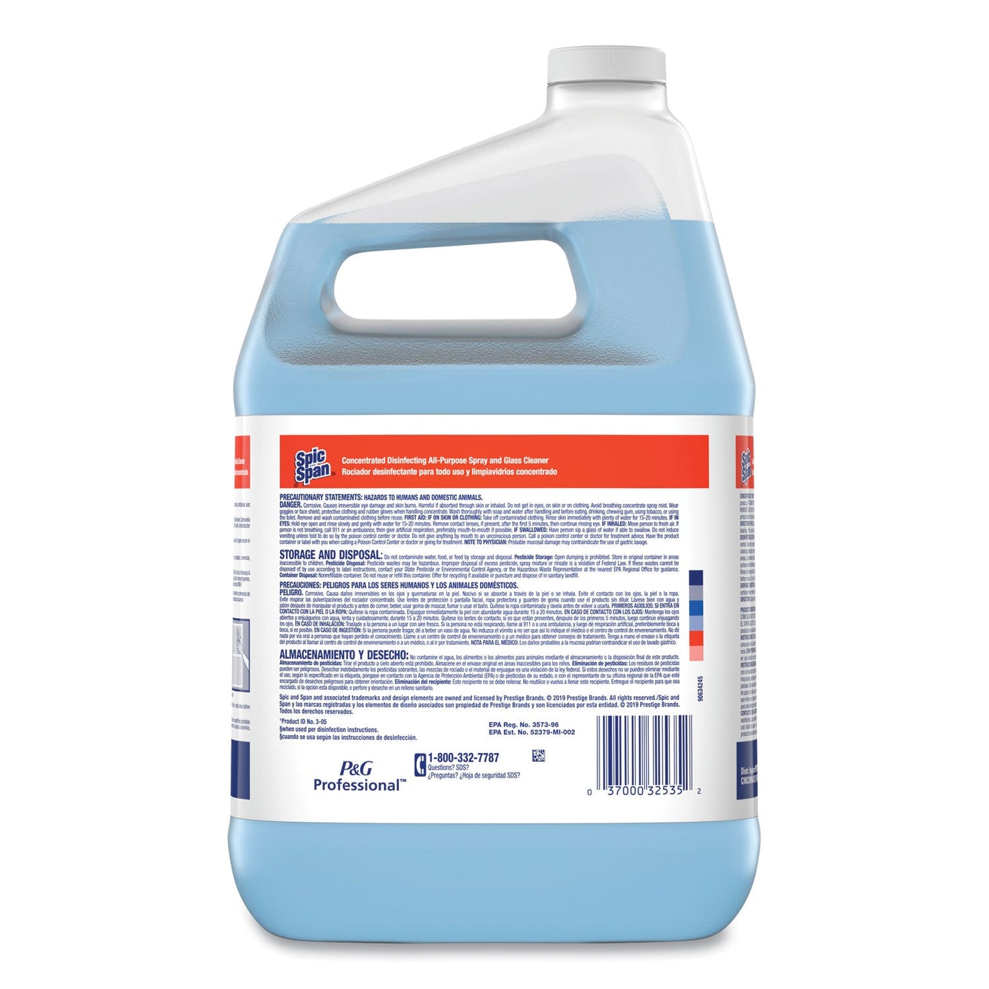 Disinfecting All-Purpose Spray and Glass Cleaner, Concentrated, 1 gal, 2/Carton - OrderMe