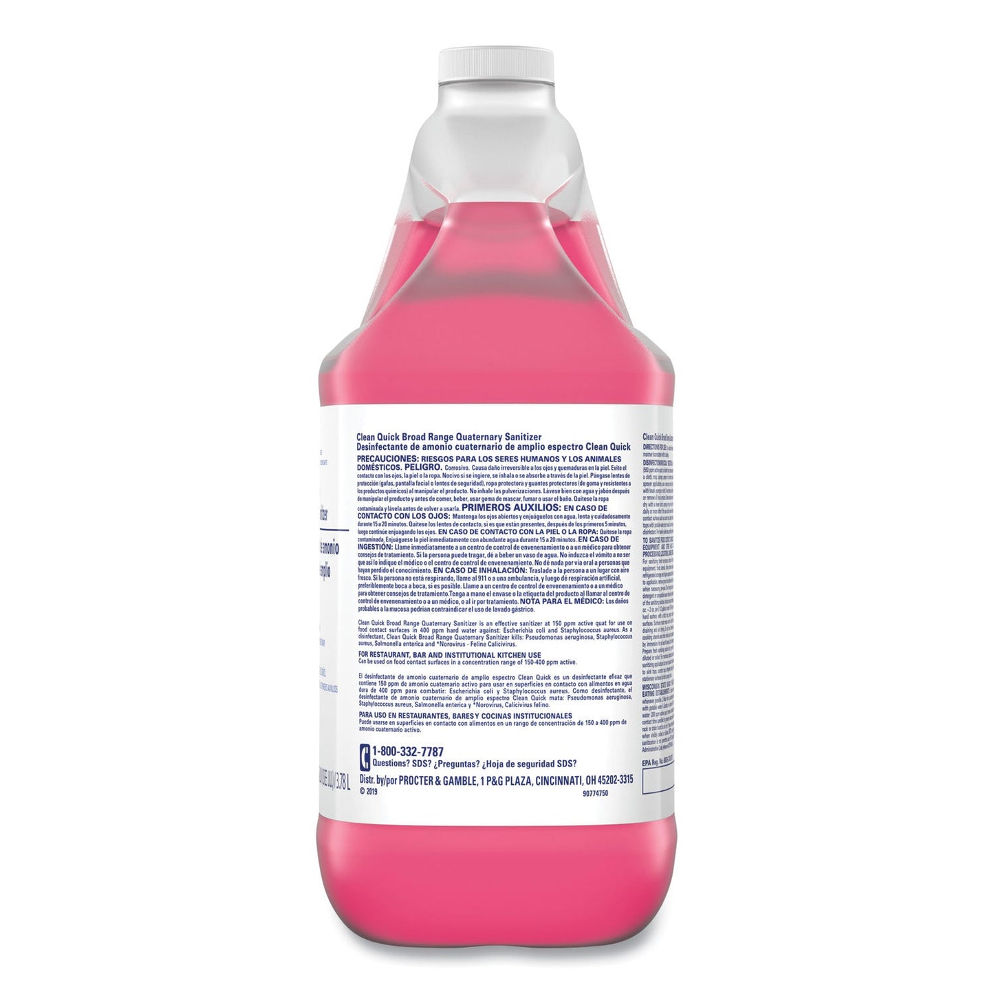 Broad Range Quaternary Sanitizer, Sweet Scent, 1 gal Bottle, 3/Carton - OrderMe