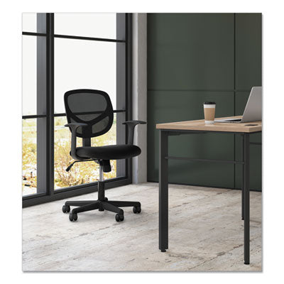 1-Oh-Two Mid-Back Task Chairs, Supports Up to 250 lb, 17" to 22" Seat Height, Black OrdermeInc OrdermeInc