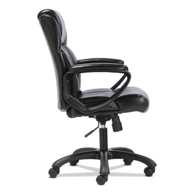 Mid-Back Executive Chair, Supports Up to 225 lb, 19" to 23" Seat Height, Black OrdermeInc OrdermeInc