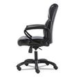 Mid-Back Executive Chair, Supports Up to 225 lb, 19" to 23" Seat Height, Black OrdermeInc OrdermeInc