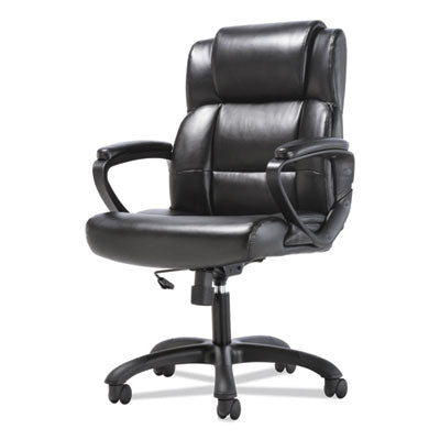 Mid-Back Executive Chair, Supports Up to 225 lb, 19" to 23" Seat Height, Black OrdermeInc OrdermeInc