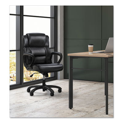 Mid-Back Executive Chair, Supports Up to 225 lb, 19" to 23" Seat Height, Black OrdermeInc OrdermeInc