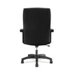 HVL151 Executive High-Back Leather Chair, Supports Up to 250 lb, 17.75" to 21.5" Seat Height, Black OrdermeInc OrdermeInc