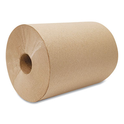 10 Inch Roll Towels, 1-Ply, 10" x 800 ft, Kraft, 6 Rolls/Carton OrdermeInc OrdermeInc