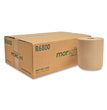 MORCON Morsoft Universal Roll Towels, 1-Ply, 8" x 800 ft, Brown, 6 Rolls/Carton