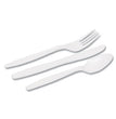 Dixie® Combo Pack, Tray with White Plastic Utensils, 56 Forks, 56 Knives, 56 Spoons, 6 Packs OrdermeInc OrdermeInc