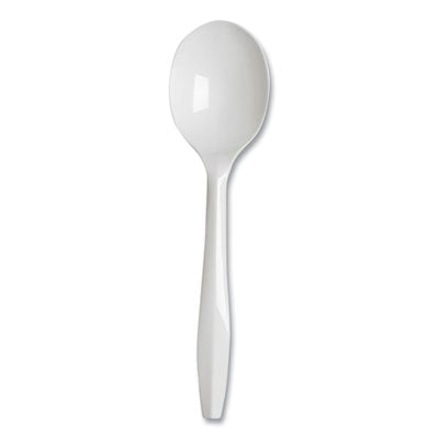 Plastic Cutlery, Mediumweight Soup Spoons, White, 1,000/Carton OrdermeInc OrdermeInc