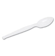 Plastic Cutlery, Heavyweight Teaspoons, White, 1,000/Carton OrdermeInc OrdermeInc
