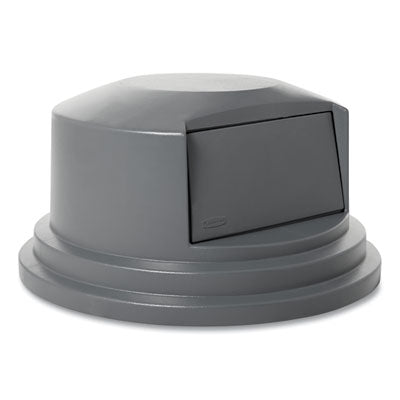 Round BRUTE Dome Top Lid for 55 gal Waste Containers, 27.25" Diameter, Gray OrdermeInc OrdermeInc