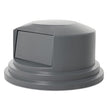 Round BRUTE Dome Top Lid for 55 gal Waste Containers, 27.25" Diameter, Gray OrdermeInc OrdermeInc