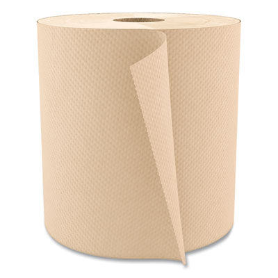 Boardwalk® Hardwound Paper Towels, Nonperforated, 1-Ply, 8" x 800 ft, Natural, 6 Rolls/Carton OrdermeInc OrdermeInc