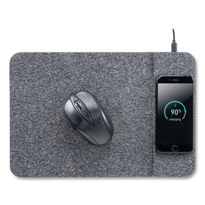 Powertrack Wireless Charging Mouse Pad, 13 x 8.75, Gray OrdermeInc OrdermeInc