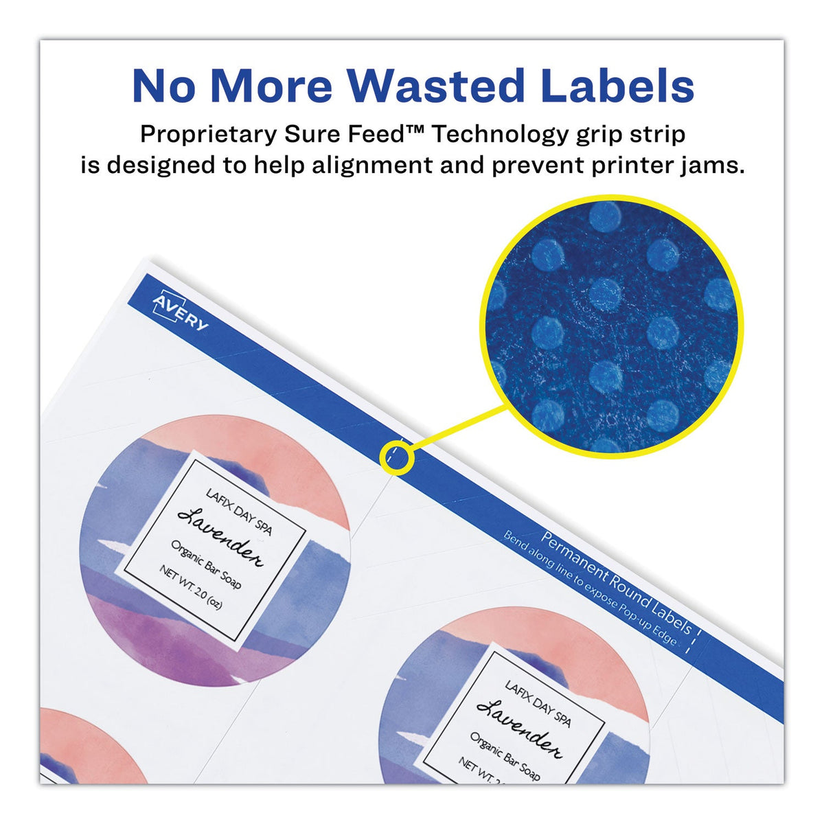 Part Id Label Printable Self-Adhesive Permanent ID Labels w/Sure Feed, 0.75