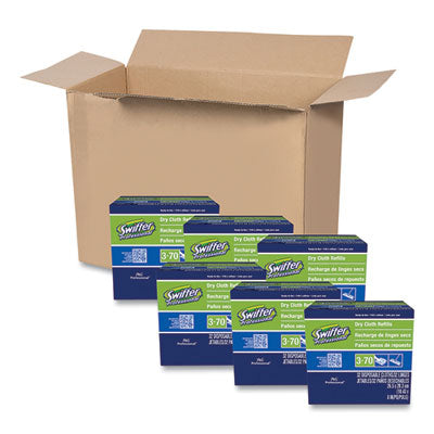 Swiffer® Dry Refill Cloths, White, 10.63 x 8, 32/Box, 6 Boxes/Carton OrdermeInc OrdermeInc