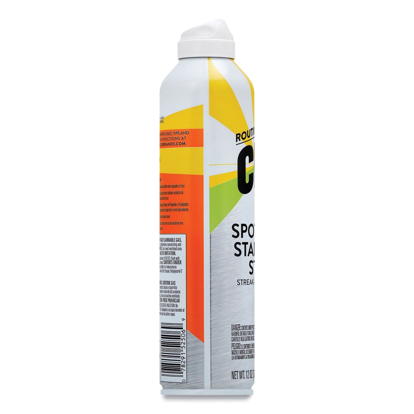 Spot-Free Stainless Steel Cleaner, Citrus, 12 oz Can, 6/Carton - OrderMe