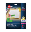 AVERY PRODUCTS CORPORATION High-Visibility Permanent Laser ID Labels, 1 x 2.63, Asst. Neon, 450/Pack