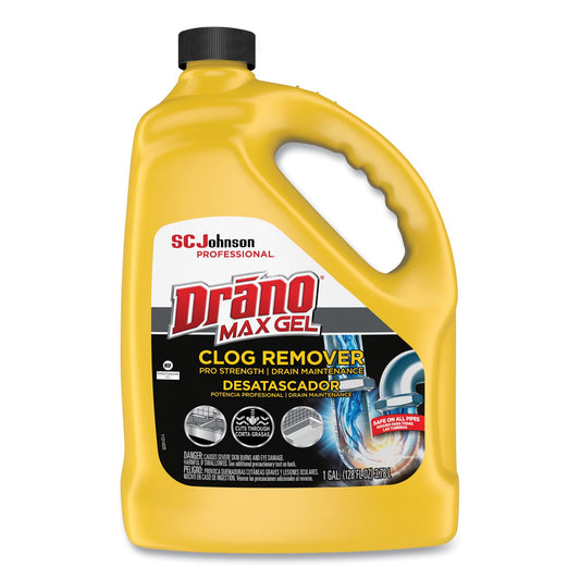 Max Gel Clog Remover, Bleach Scent, 128 oz Bottle - OrderMe