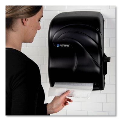Lever Roll Towel Dispenser, Oceans, 12.94 x 9.25 x 16.5, Black Pearl OrdermeInc OrdermeInc