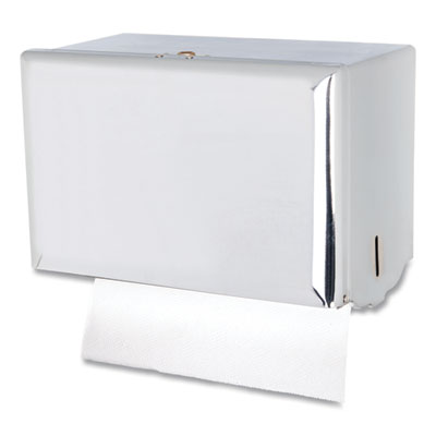 Singlefold Paper Towel Dispenser, 10.75 x 6 x 7.5, Chrome OrdermeInc OrdermeInc
