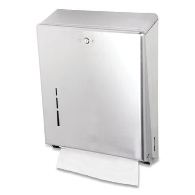 C-Fold/Multifold Towel Dispenser, 11.38 x 4 x 14.75, Stainless Steel OrdermeInc OrdermeInc
