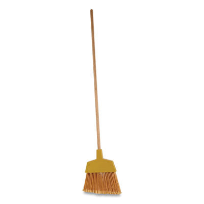 BOARDWALK Angler Broom, 53" Handle, Yellow