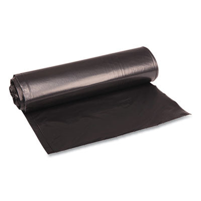 Recycled Low-Density Polyethylene Can Liners, 33 gal, 1.2 mil, 33" x 39", Black, 10 Bags/Roll, 10 Rolls/Carton OrdermeInc OrdermeInc