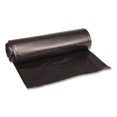 Boardwalk® Recycled Low-Density Polyethylene Can Liners, 33 gal, 1.6 mil, 33" x 39", Black, 10 Bags/Roll, 10 Rolls/Carton OrdermeInc OrdermeInc