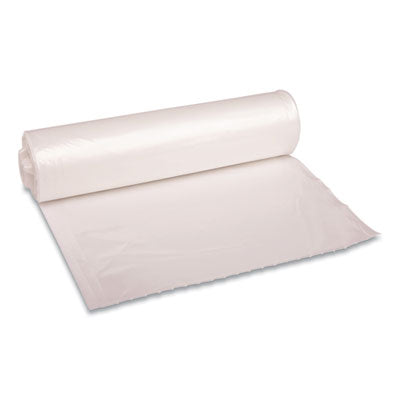 Recycled Low-Density Polyethylene Can Liners, 33 gal, 1.1 mil, 33" x 39", Clear, 10 Bags/Roll, 10 Rolls/Carton OrdermeInc OrdermeInc