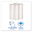 Recycled Low-Density Polyethylene Can Liners, 45 gal, 1.4 mil, 40" x 46", Clear, 10 Bags/Roll, 10 Rolls/Carton OrdermeInc OrdermeInc