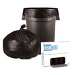 Low-Density Waste Can Liners, 60 gal, 0.65 mil, 38" x 58", Black, 25 Bags/Roll, 4 Rolls/Carton OrdermeInc OrdermeInc