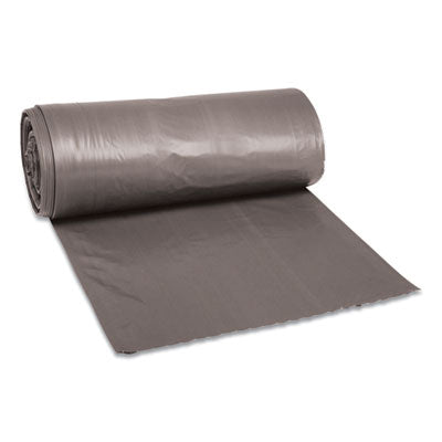 Boardwalk® Low-Density Waste Can Liners, 33 gal, 1.1 mil, 33" x 39", Gray, 25 Bags/Roll, 4 Rolls/Carton OrdermeInc OrdermeInc