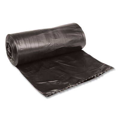 Low-Density Waste Can Liners, 33 gal, 0.5 mil, 33" x 39", Black, 25 Bags/Roll, 8 Rolls/Carton OrdermeInc OrdermeInc