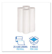 Boardwalk® Low-Density Waste Can Liners, 60 gal, 0.6 mil, 38" x 58", White, 25 Bags/Roll, 4 Rolls/Carton OrdermeInc OrdermeInc